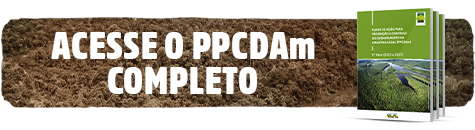 Banner acesse  o PPCDAm completo com foto da capa do documento