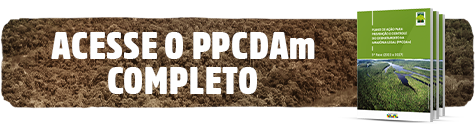 Banner acesse o PPCDAm completo com foto da capa do documento