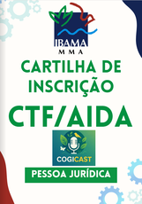 Cartilha de inscrição CTF/AIDA Pessoa Jurídica