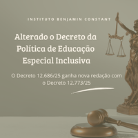 Alterado o Decreto da Política e Rede de Educação Especial Inclusiva
