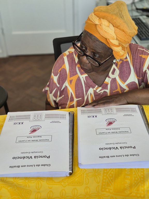 Conceição Evaristo no Clube do Livro em Braille