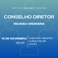 Conselho Diretor: Reunião Ordinária acontece nesta terça-feira (18/11)