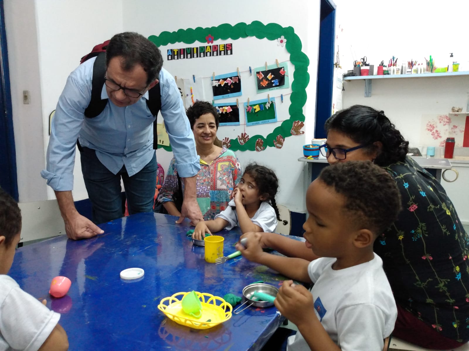 Visita do deputado federal Reimont (PT) ao IBC/Estimulação Precoce