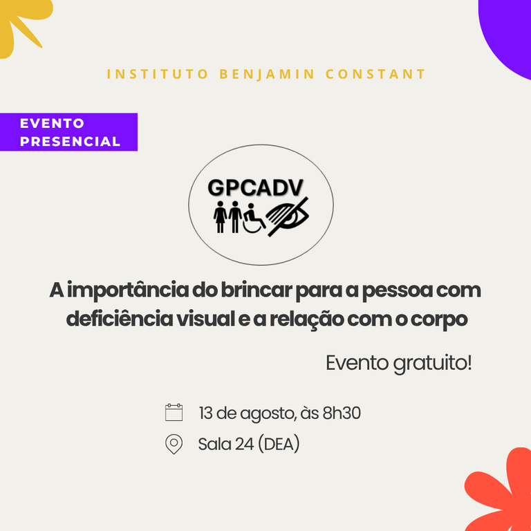 Encontro discute a importância do brincar e a relação com o corpo