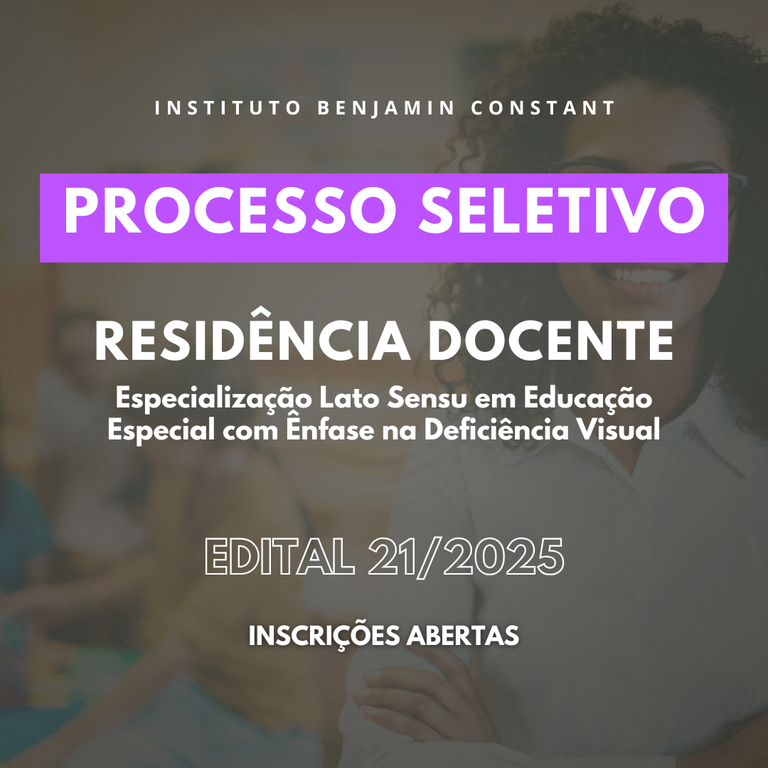 Especialização em Educação Especial: seleção de residentes