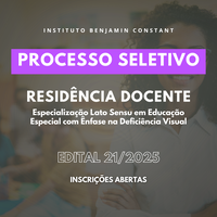 Especialização em Educação Especial: seleção de residentes