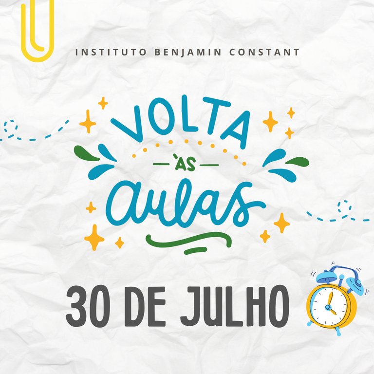 Card volta às aulas 2º semestre 2024