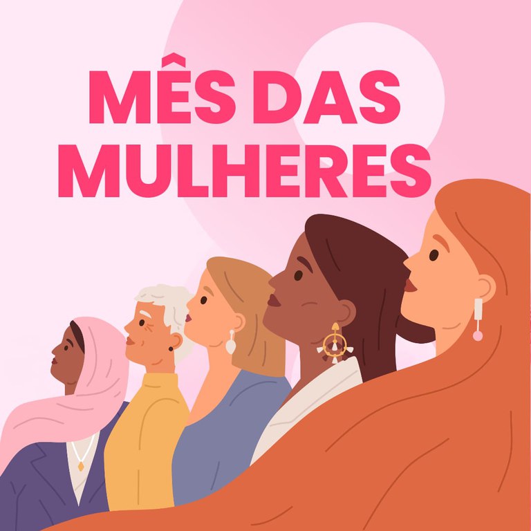 Arte "Mês das Mulheres"