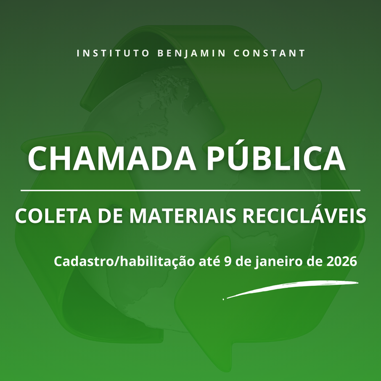 IBC abre chamada pública para coleta de resíduos recicláveis