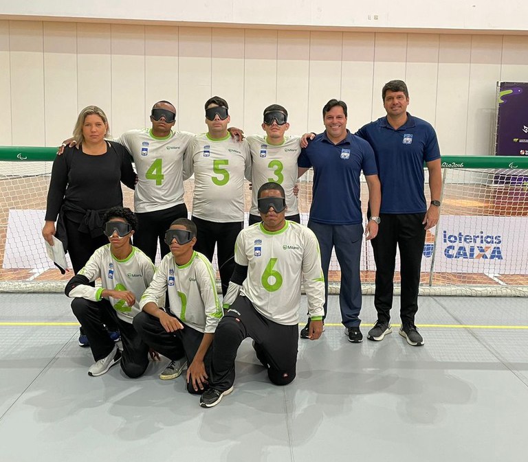 Equipe goalball no campeonato brasileiro - série B