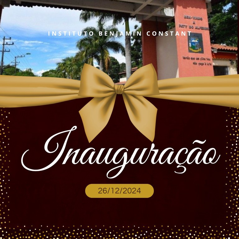 Card Inauguração do Núcleo Avançado em Paty do Alferes