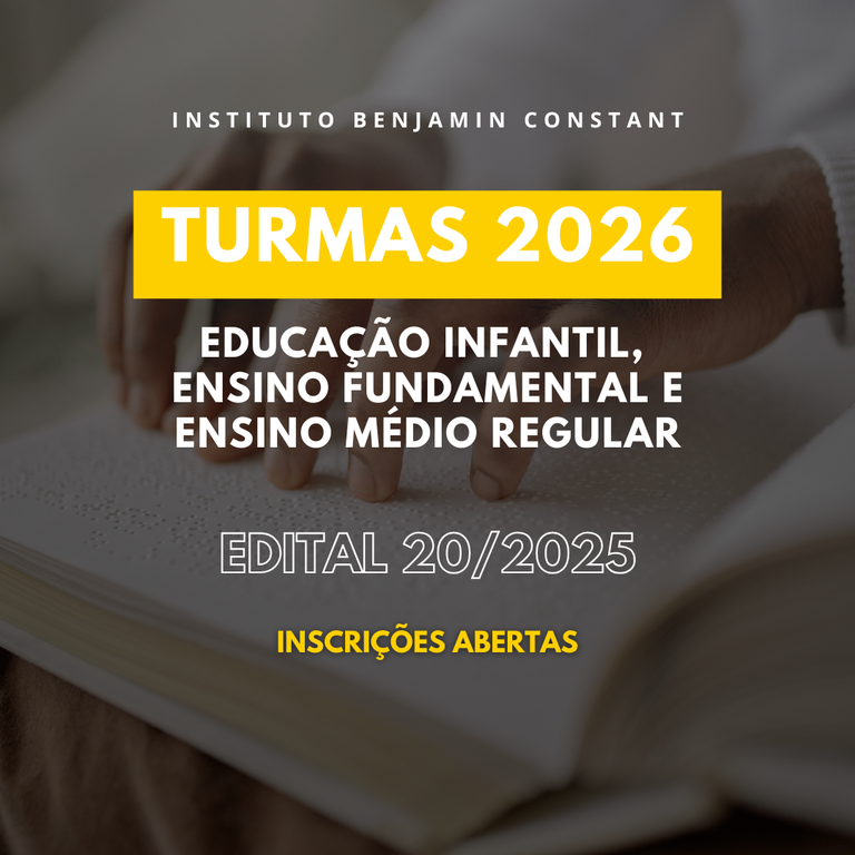 Novas turmas 2026: inscrições abertas até 21 de novembro