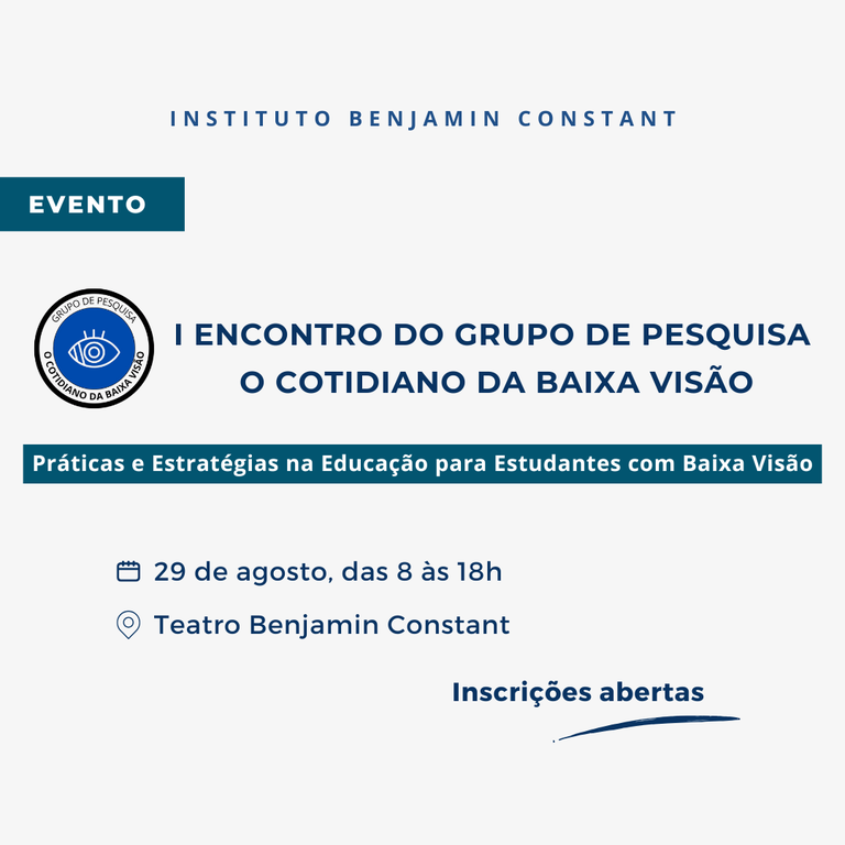 O cotidiano da baixa visão é tema de encontro