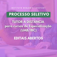 Programa UAB seleciona tutores EaD