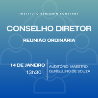 Reunião Ordinária do Conselho Diretor acontece nesta quarta-feira (14/01)