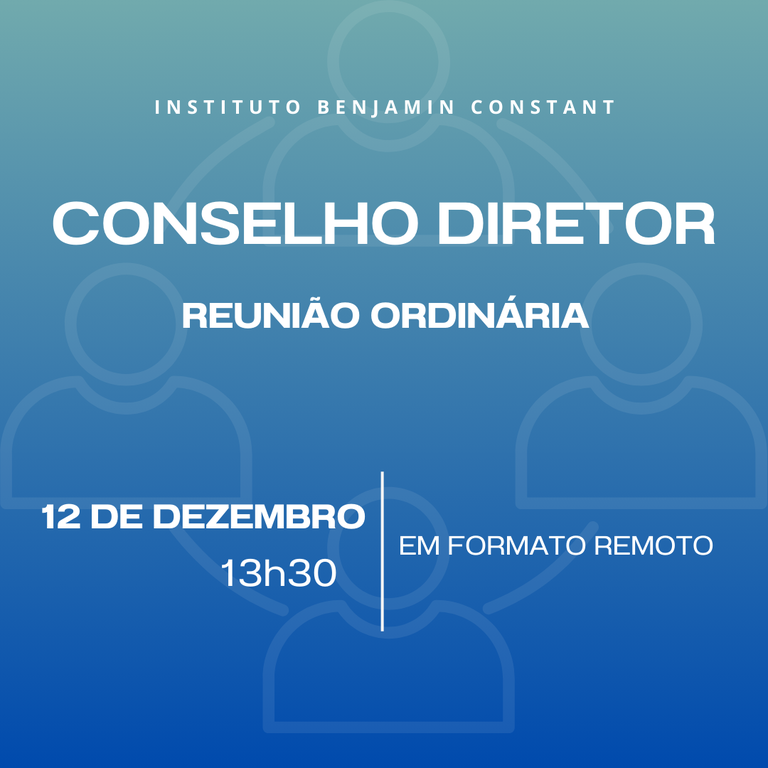 Reunião Ordinária do Conselho Diretor acontece nesta sexta-feira (12/12)