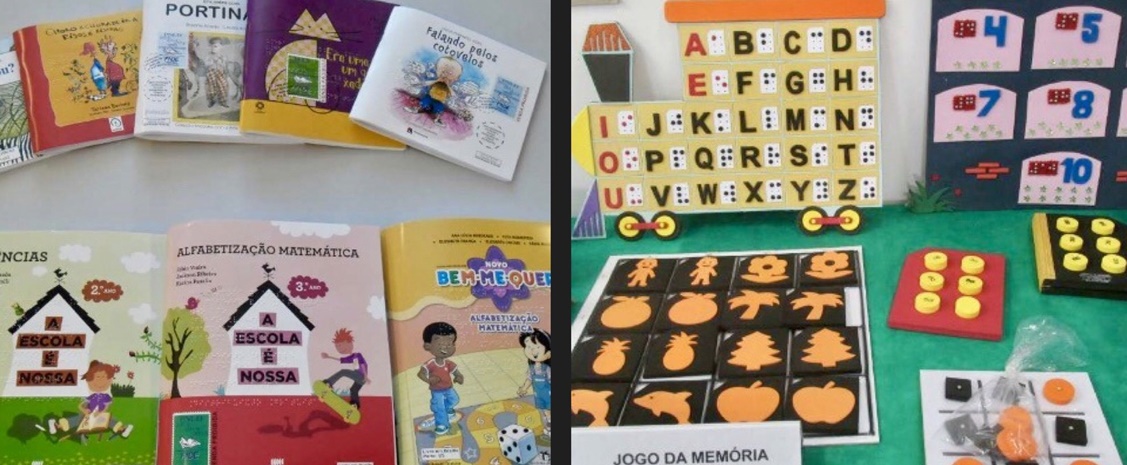 Material especializado tátil diverso