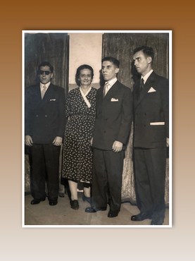 Foto da página de Joaquim Fernandes de Sá - inclusão de ex-alunos do IBC no Colégio Mallet Soares, dirigido pela professora Estephanea