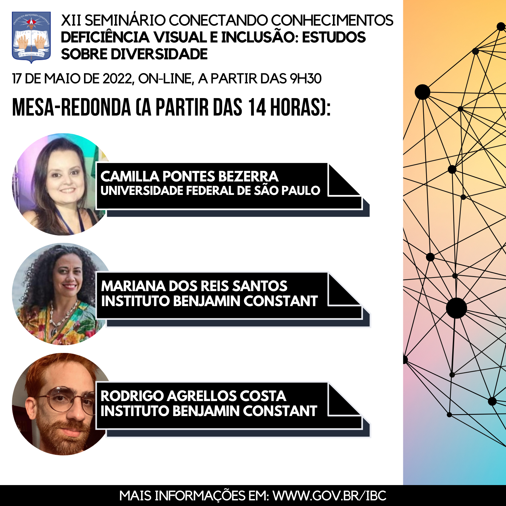 Cartaz XII Conectando Conhecimento - mesa-redonda