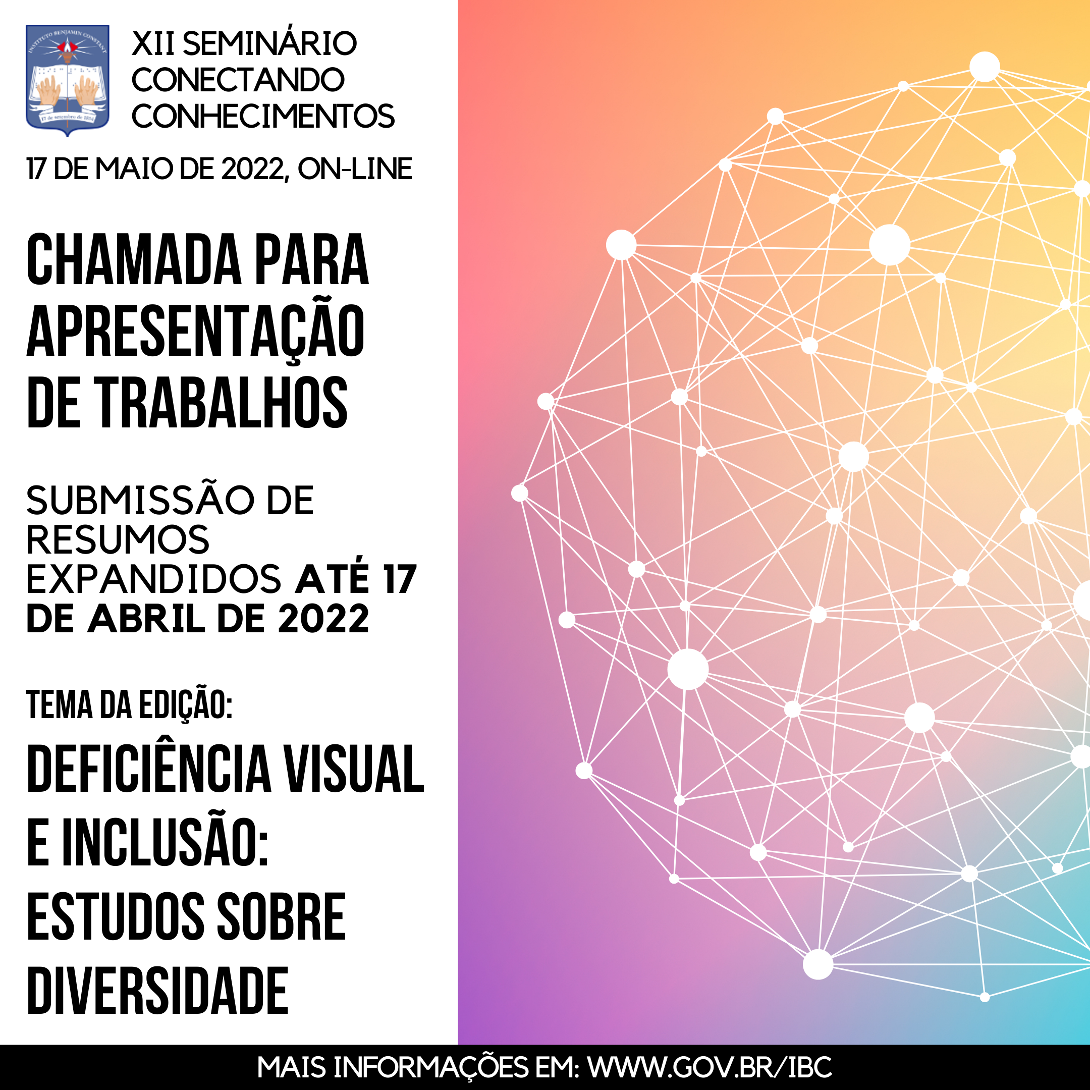 Cartaz XII Conectando Conhecimento - chamada trabalhos