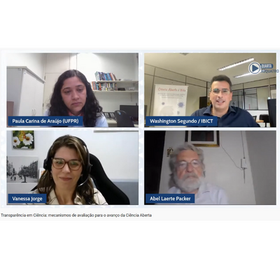 IMG -  Confira como foi a live Transparência em Ciência: novos mecanismos de avaliação para o avanço da Ciência Aberta