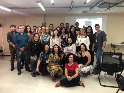 representantes das instituições parceiras participam do encontro no IBICTDaniela Cunha