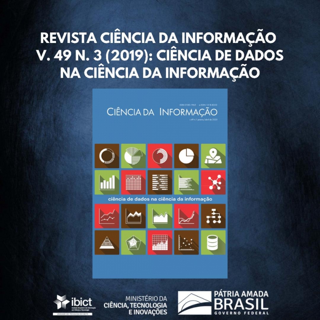Revista Ciência da Informação traz número especial sobre Ciência de Dados  .jpeg
