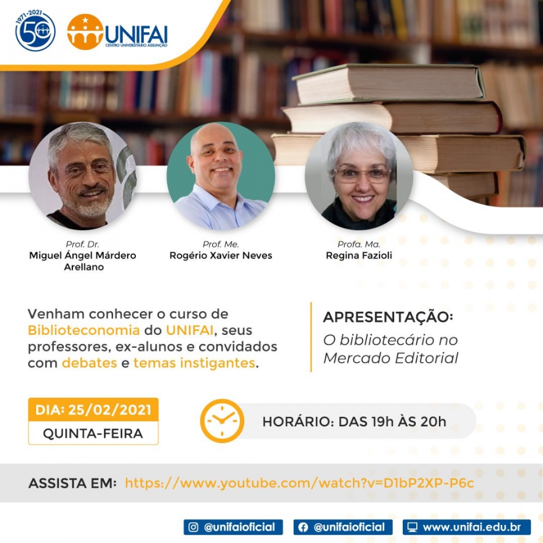 Miguel Márdero Arellano participa de palestra do UNIFAI sobre o bibliotecário no mercado editorial.jpg