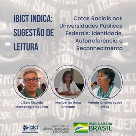 Confira o artigo “Cotas raciais nas universidades públicas federais- identidade, autorreferência e reconhecimento” .jpeg