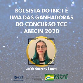 Pesquisadora do Ibict conquista prêmio no concurso da ABECIN .jpeg