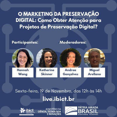 Webinar da Rede Cariniana discutirá Marketing da Preservação Digital