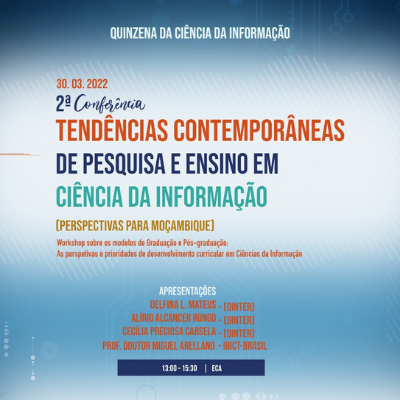 Ibict na Quinzena da Ciência da Informação de Maputo