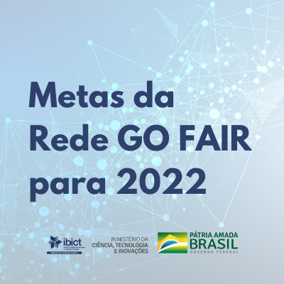 Metas da Rede GO FAIR para 2022