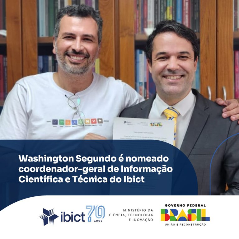 Washington Segundo é nomeado coordenador-geral de Informação Científica e Técnica do Ibict