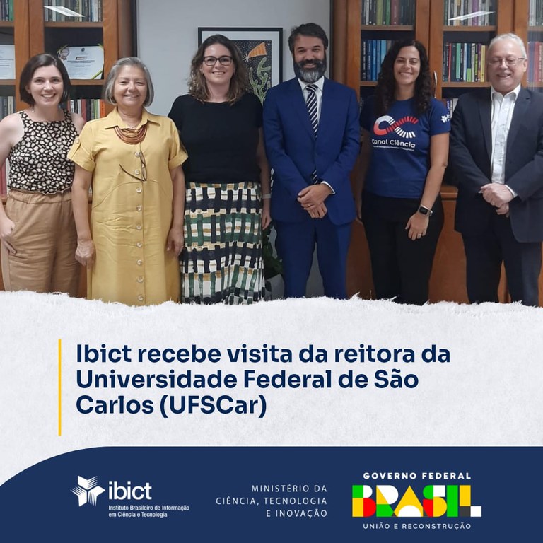 Ibict recebe visita da reitora da Universidade Federal de São Carlos (UFSCar)