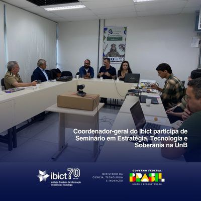 Coordenador-geral de Informação Científica e Técnica do Ibict participa de Seminário em Estratégia, Tecnologia e Soberania na UnB