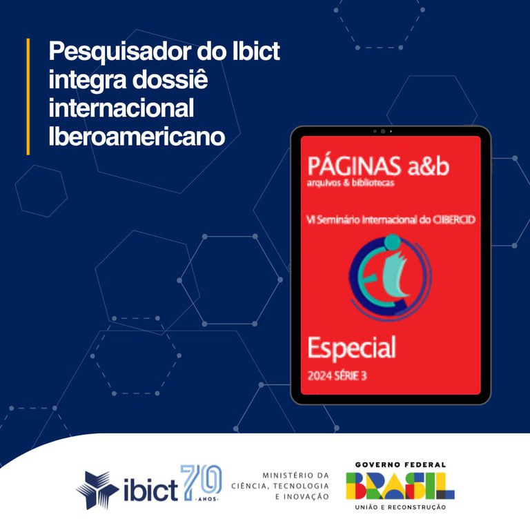 IMG - Pesquisador do Ibict integra dossiê internacional Iberoamericano