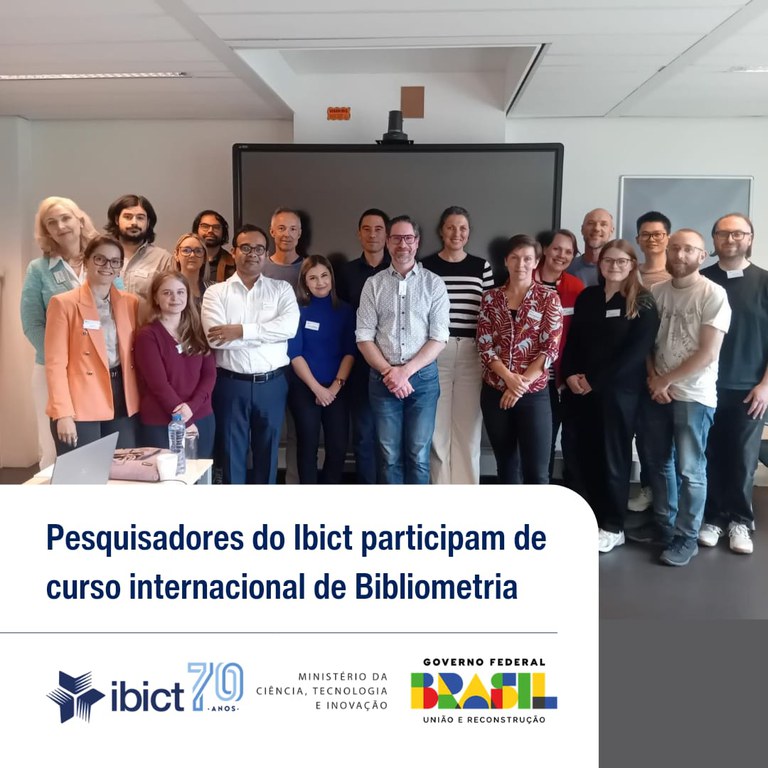 IMG -Pesquisadores do Ibict participam de curso internacional de Bibliometria