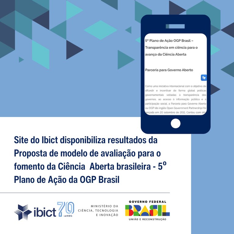 IMG -  Site disponibiliza resultados da Proposta de modelo de avaliação para o fomento da Ciência Aberta brasileira - 5º Plano de Ação da OGP Brasil