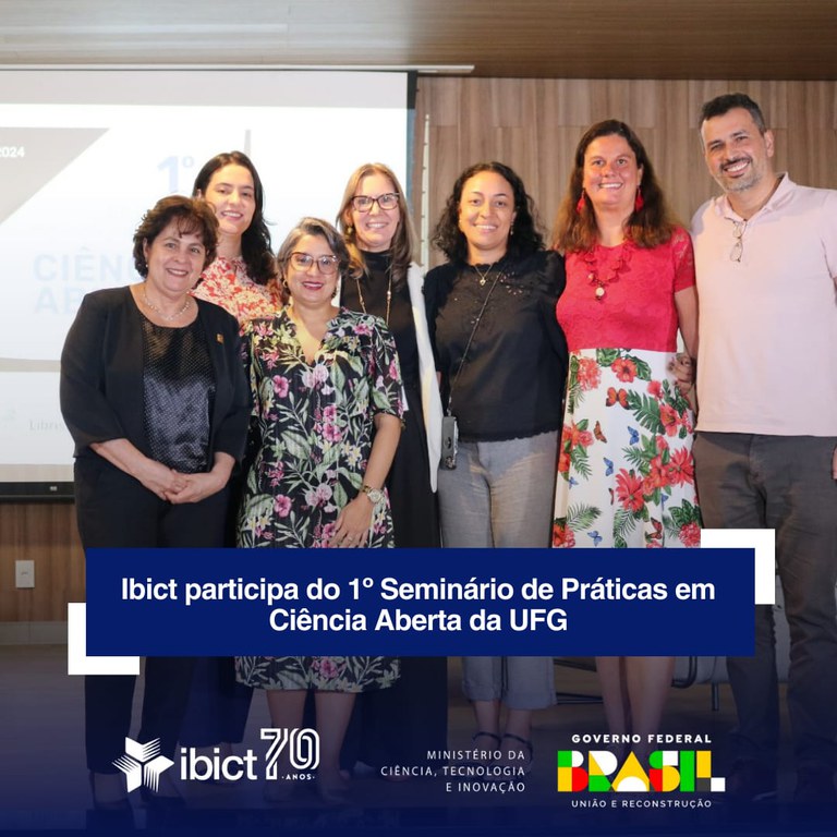 IMG -  Ibict participa do 1º Seminário de Práticas em Ciência Aberta da UFG