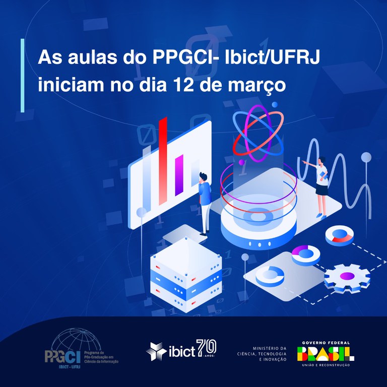 As aulas do PPGCI Ibict/UFRJ iniciam no dia 12 de março