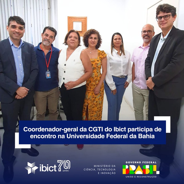 Coordenador-geral da CGTI do Ibict participa de encontro na Universidade Federal da Bahia