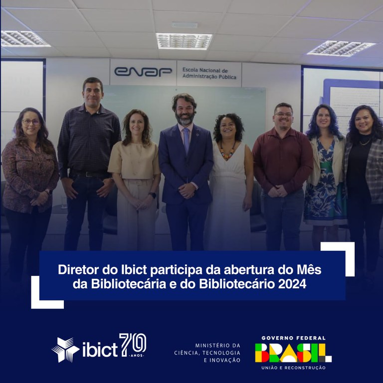 Diretor do Ibict participa da abertura do Mês da Bibliotecária e do Bibliotecário 2024