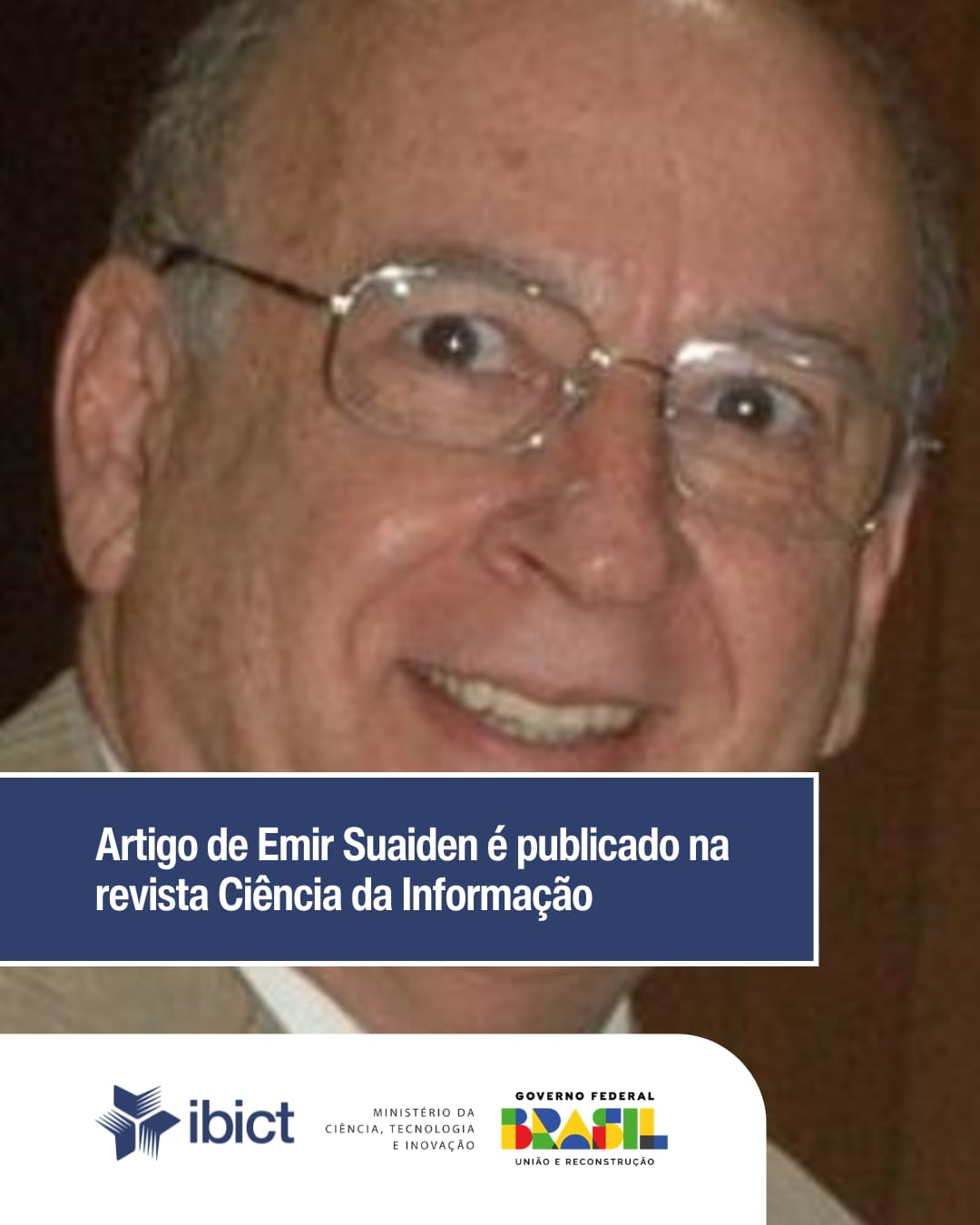 Artigo de Emir Suaiden é publicado na revista Ciência da Informação