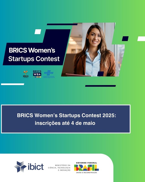 IMG - BRICS Women’s Startups Contest 2025: inscrições até 4 de maio