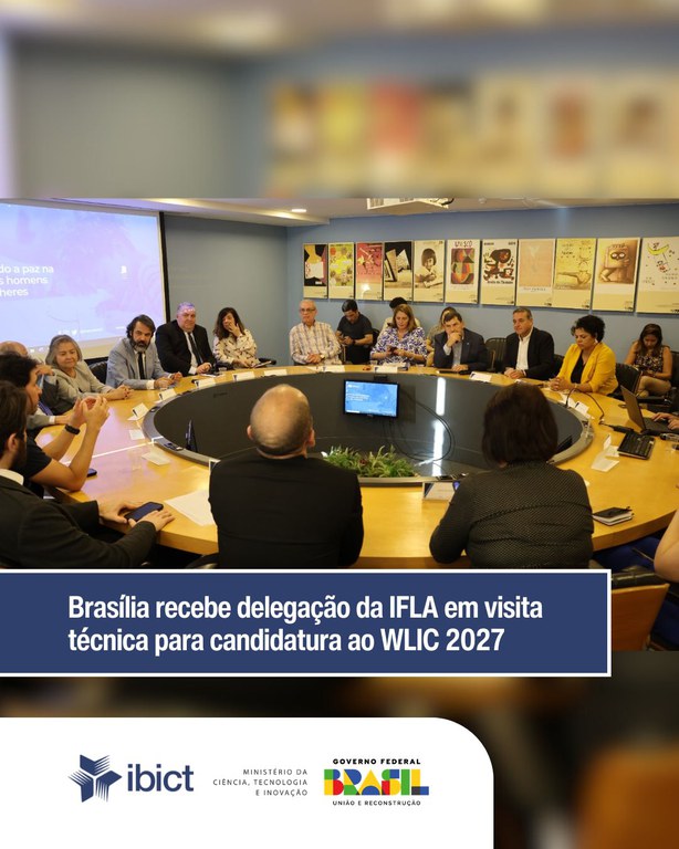 Brasília recebe delegação da IFLA em visita técnica para candidatura ao WLIC 2027