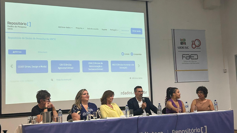 IMG -  Lançamento do Repositório de dados da Udesc conta com palestras sobre Ciência Aberta de pesquisadores do Ibict