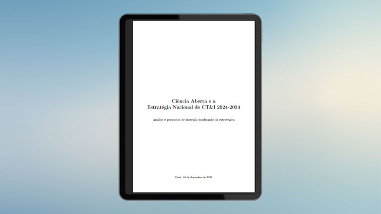IMG -  Pesquisadores divulgam documento com recomendações de integração da Ciência Aberta à Estratégia Nacional de CT&I 2024-2034