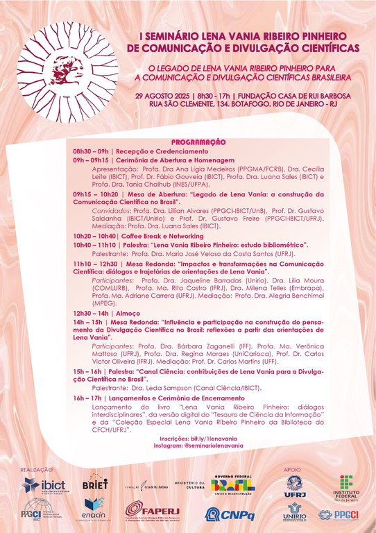 I Seminário Lena Vania discute legado e lança obras sobre comunicação científica