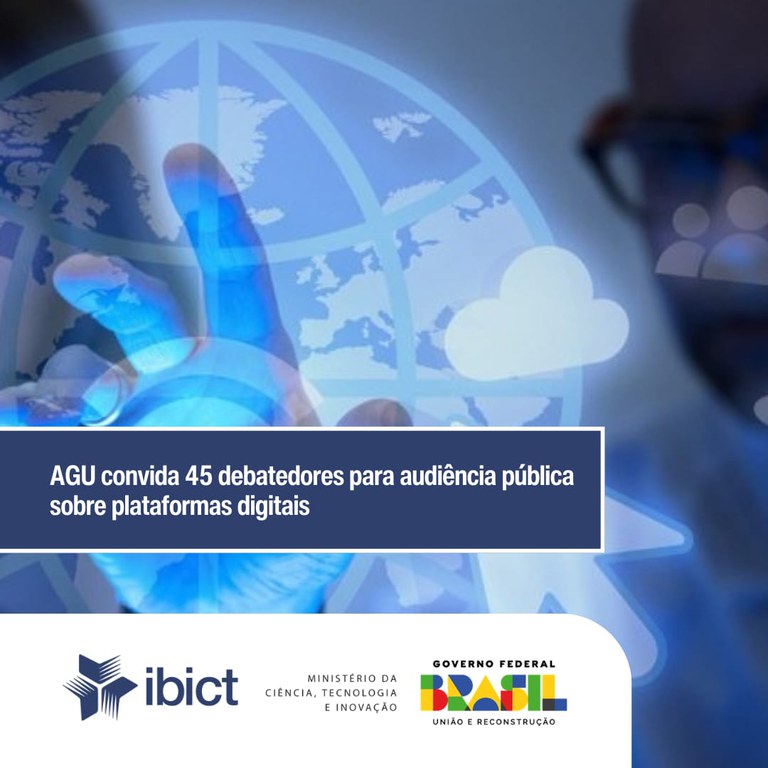 AGU convida 45 debatedores para audiência pública sobre plataformas digitais